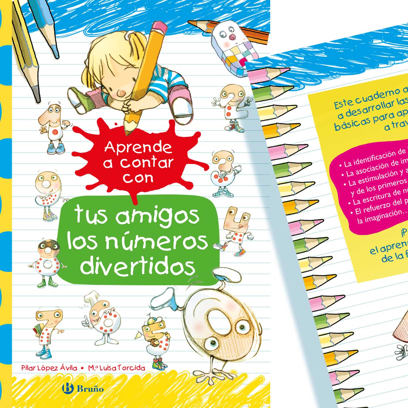 Cuaderno que ayudará al niño a desarrollar las capacidades básicas para aprender a contar