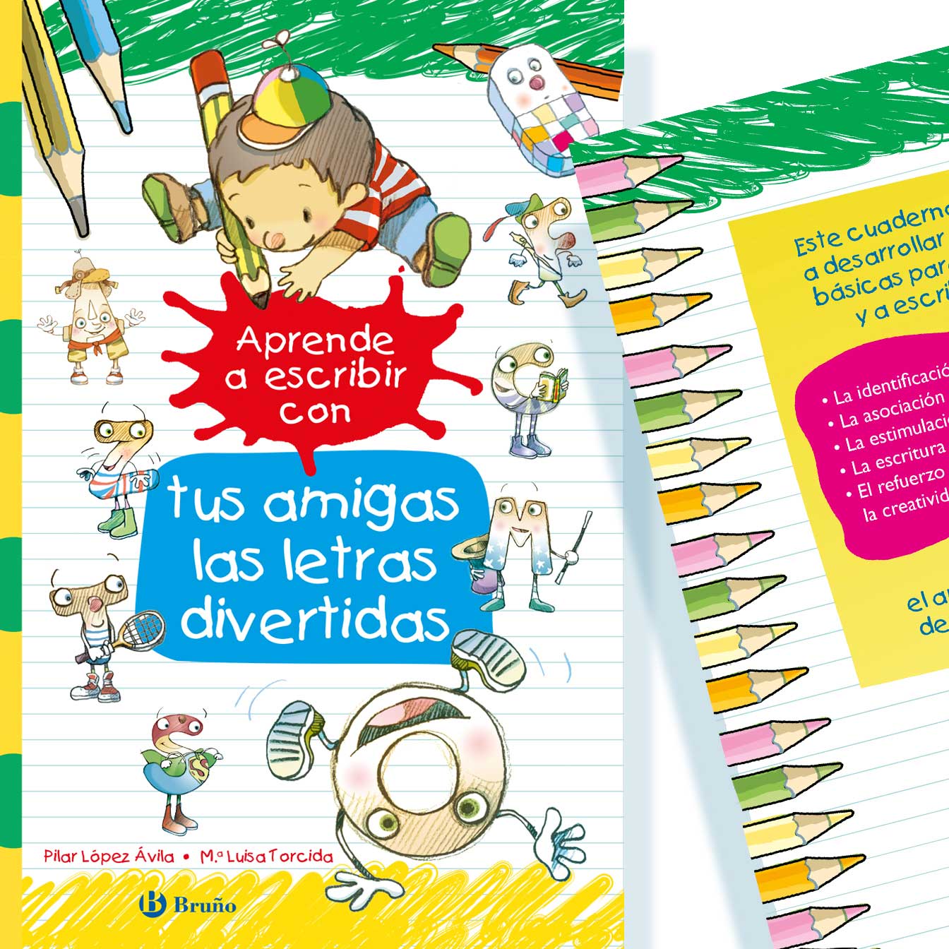 ¡Aprende a escribir con tus amigas las Letras Divertidas y aprenderás jugando!